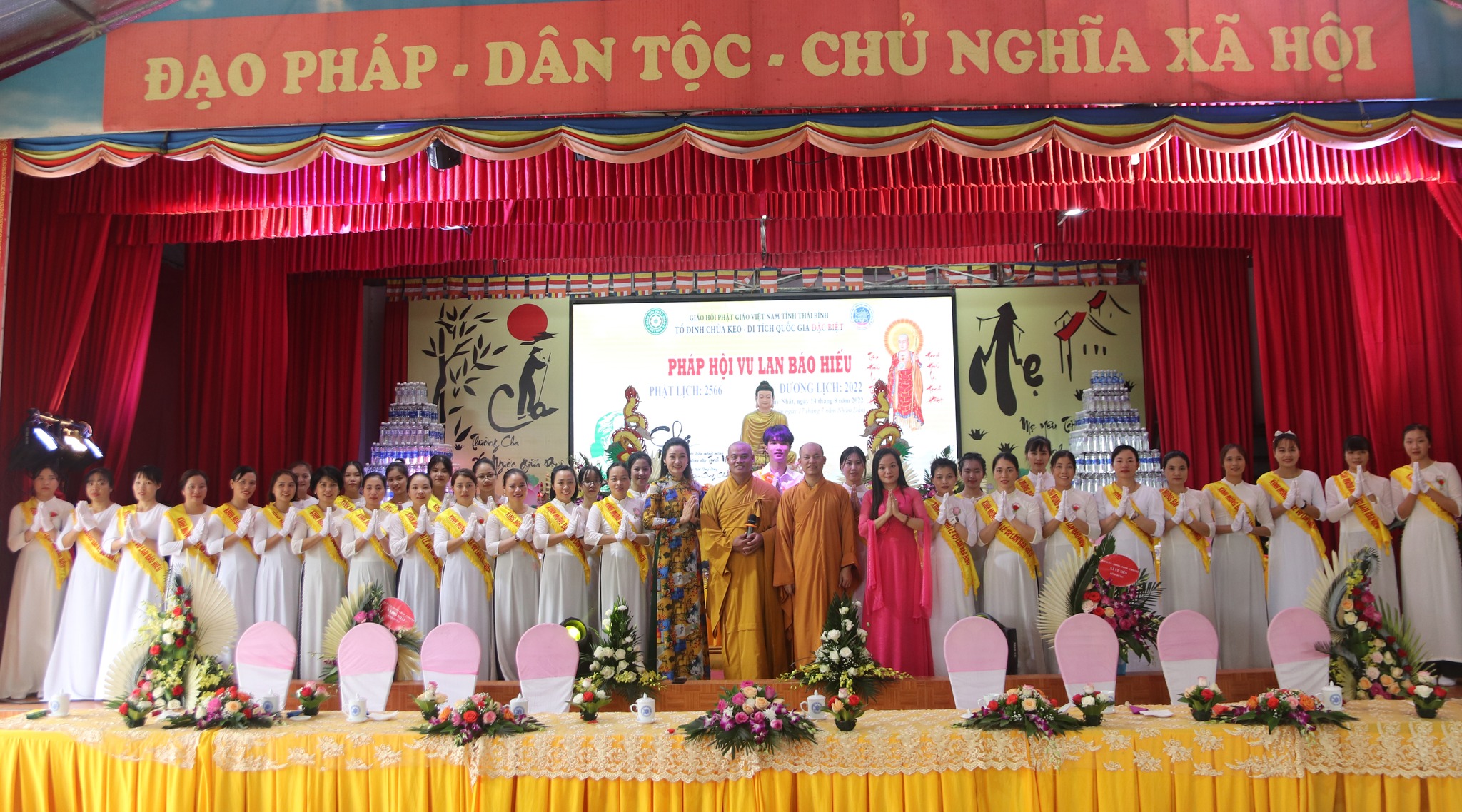 Trang nghiêm Đại lễ Vu Lan Báo Hiếu Pl.2566 – Dl.2022 tại Tổ đình chùa Keo