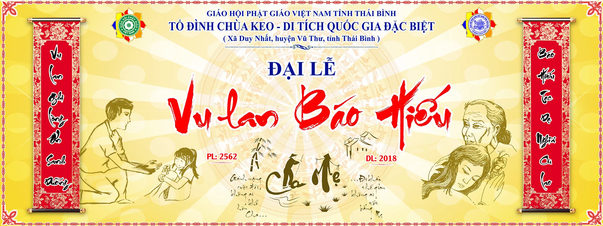 Thông bạch: Đại lễ Vu báo hiếu PL.2562 – DL.2018